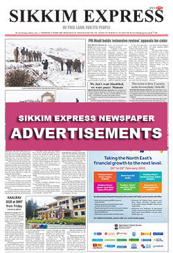 Sikkim Express Newspaper Ads